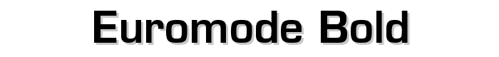 Euromode Bold font